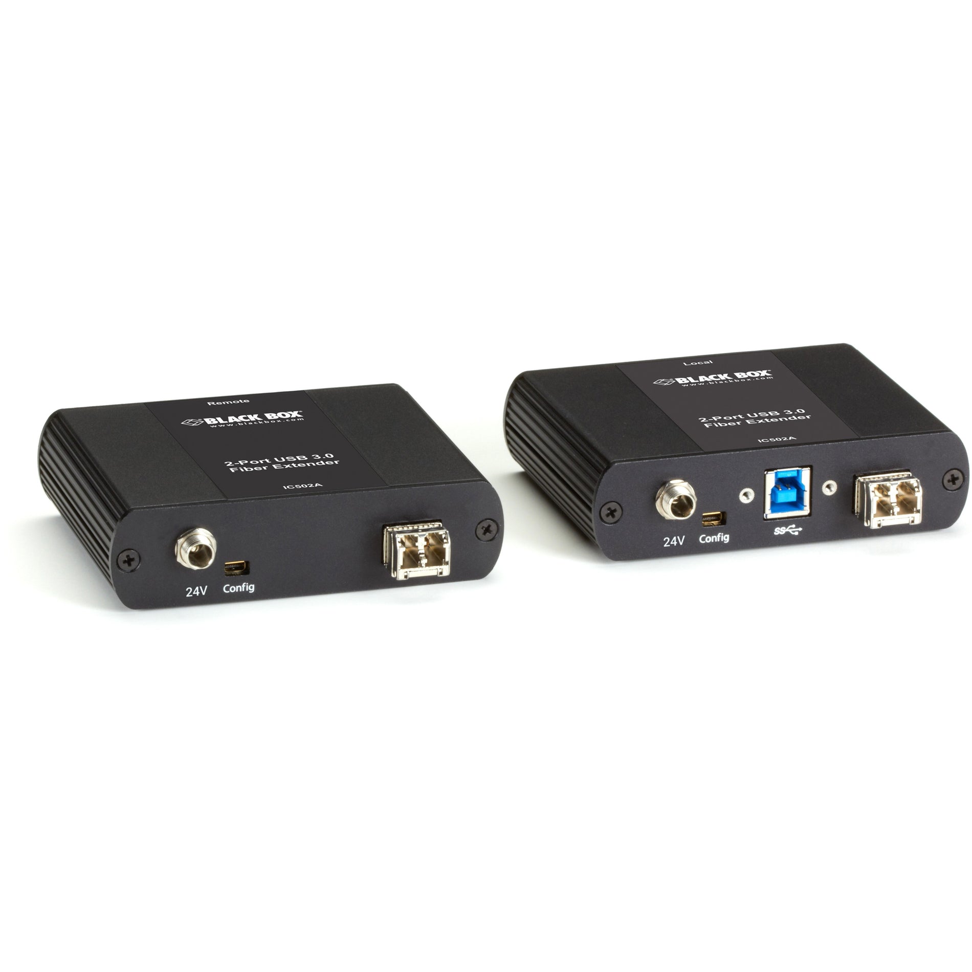 Black Box IC502A-R2 USB 3.0 Extender - Multimode, 2-Port, 328.08 ft Range, 640 MB/s Transfer Rate