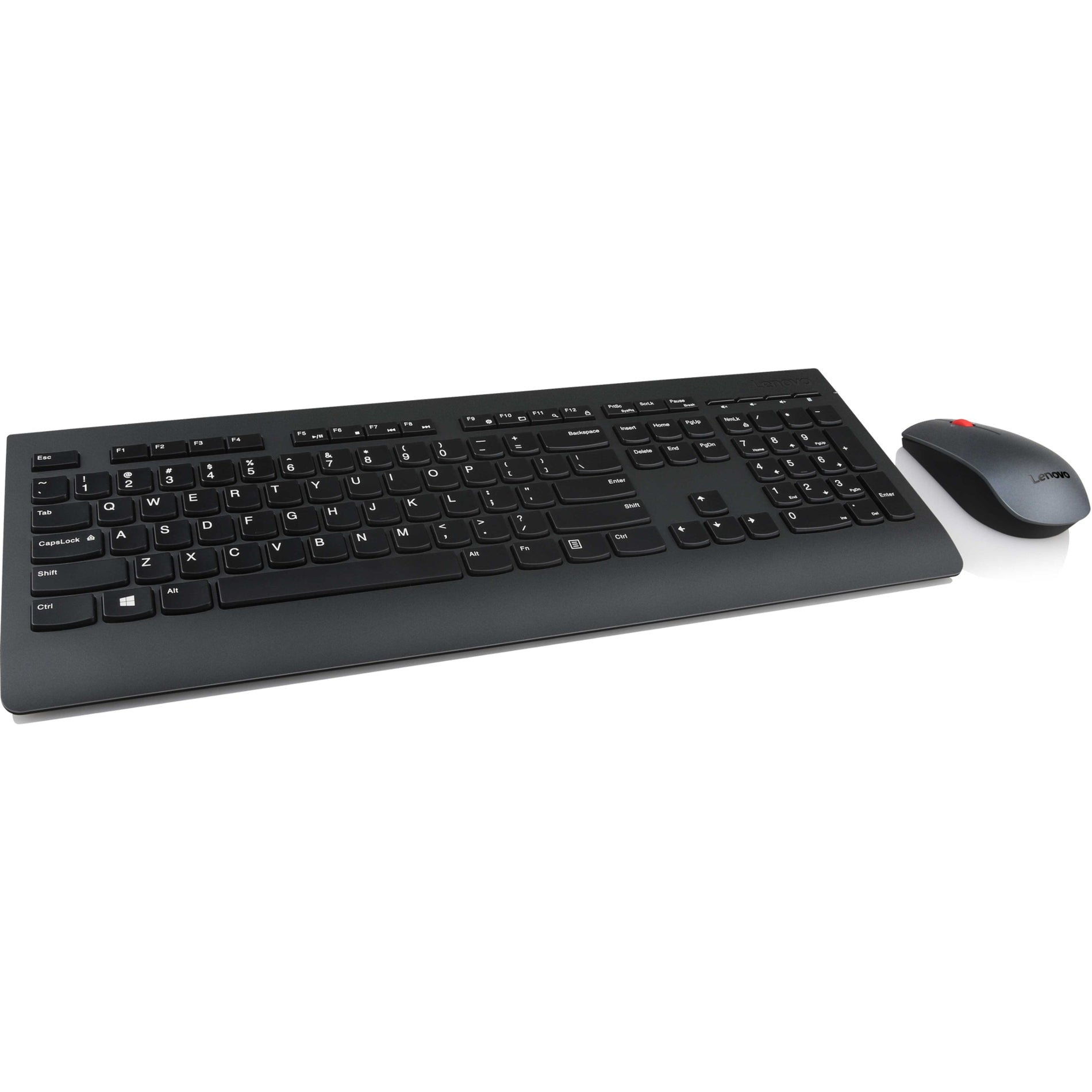 Lenovo 4X30H56831 Professional Wireless Keyboard and Mouse Combo - LA Spanish (w/o Battery), 2 Year Limited Warranty, QWERTY Layout, Media Player Hot Keys