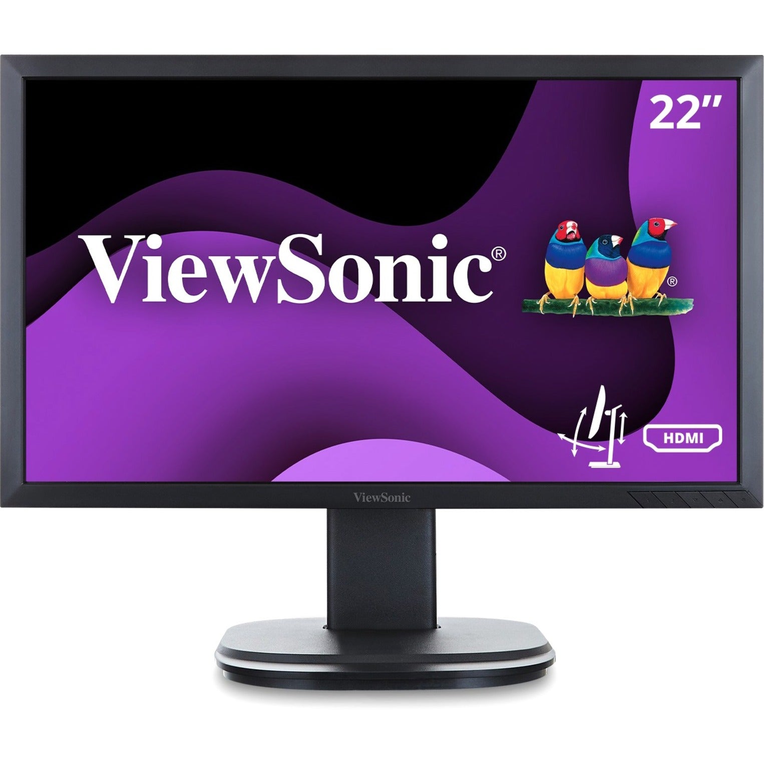 ViewSonic VG2249 22 1080p Ergonomic LED Monitor, HDMI, DisplayPort, DaisyChain