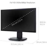 22" 1080p Ergonomic Monitor with HDMI, DisplayPort, VGA, and Daisy Chain (VG2249) Alternate-Image2 image