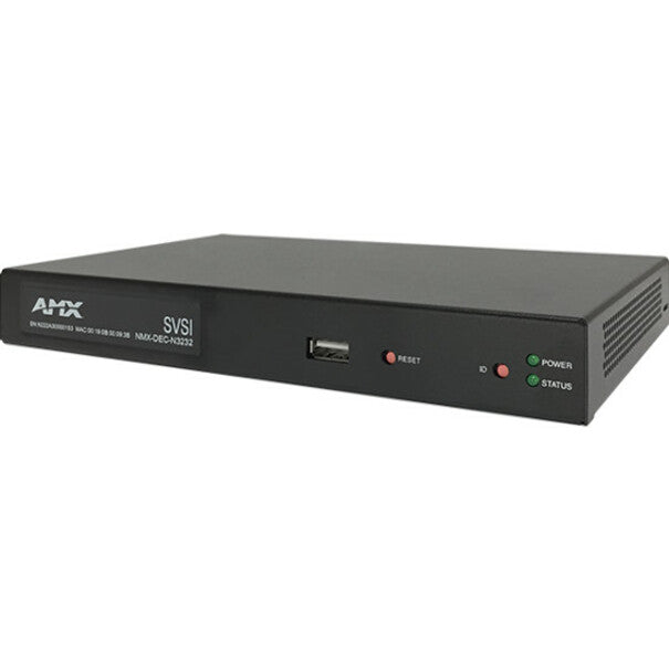 AMX FGN3232-SA H.264 Compressed Video over IP Decoder, PoE, SFP, HDMI, USB for Record