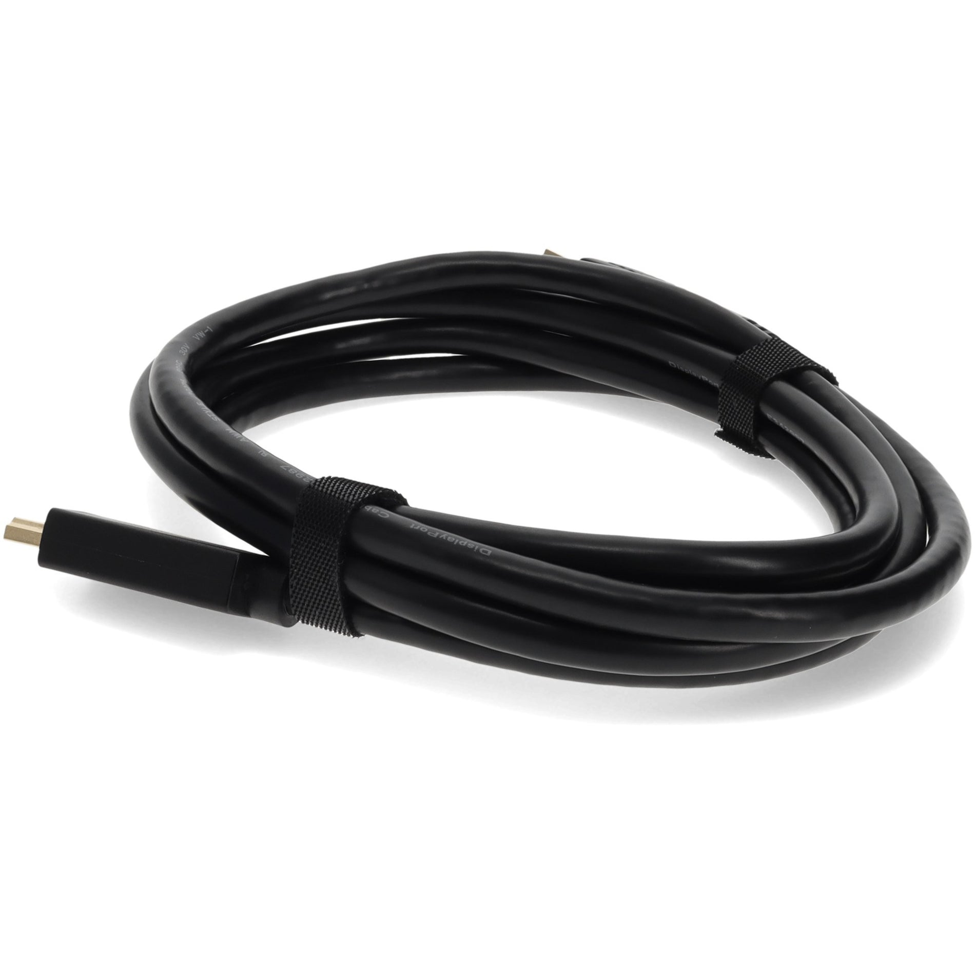 AddOn DISPORT2HDMIMM6F 6ft DisplayPort Male to HDMI Male Black Cable, 3 Year Warranty, 6 ft Length