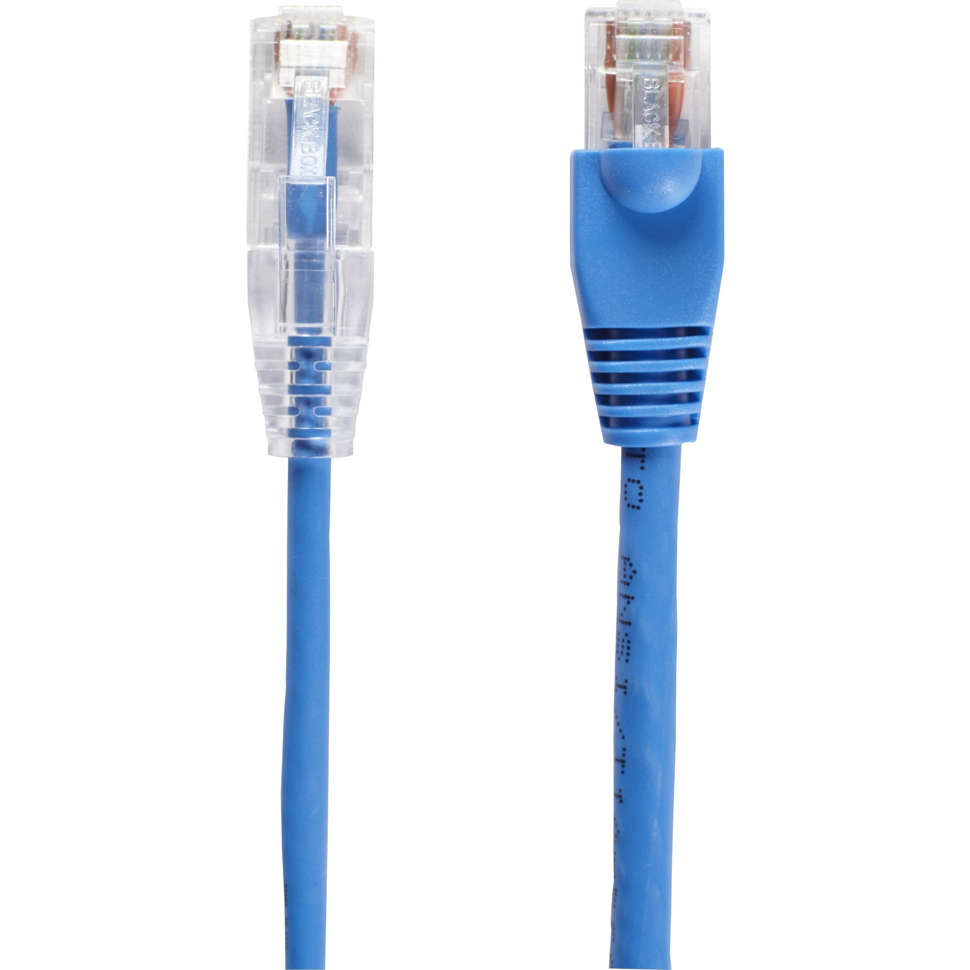 Black Box C6APC28-BL-07 Slim-Net Cat.6a UTP Patch Network Cable, 7 ft, Snagless Boot, 10 Gbit/s Data Transfer Rate