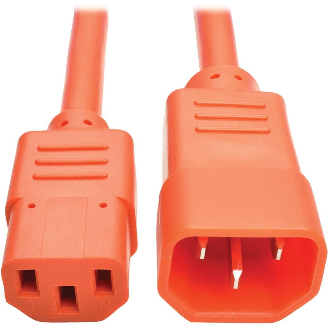 Tripp Lite P004-002-AOR Power Extension Cord, 10A, 18 AWG, 2 ft, Orange