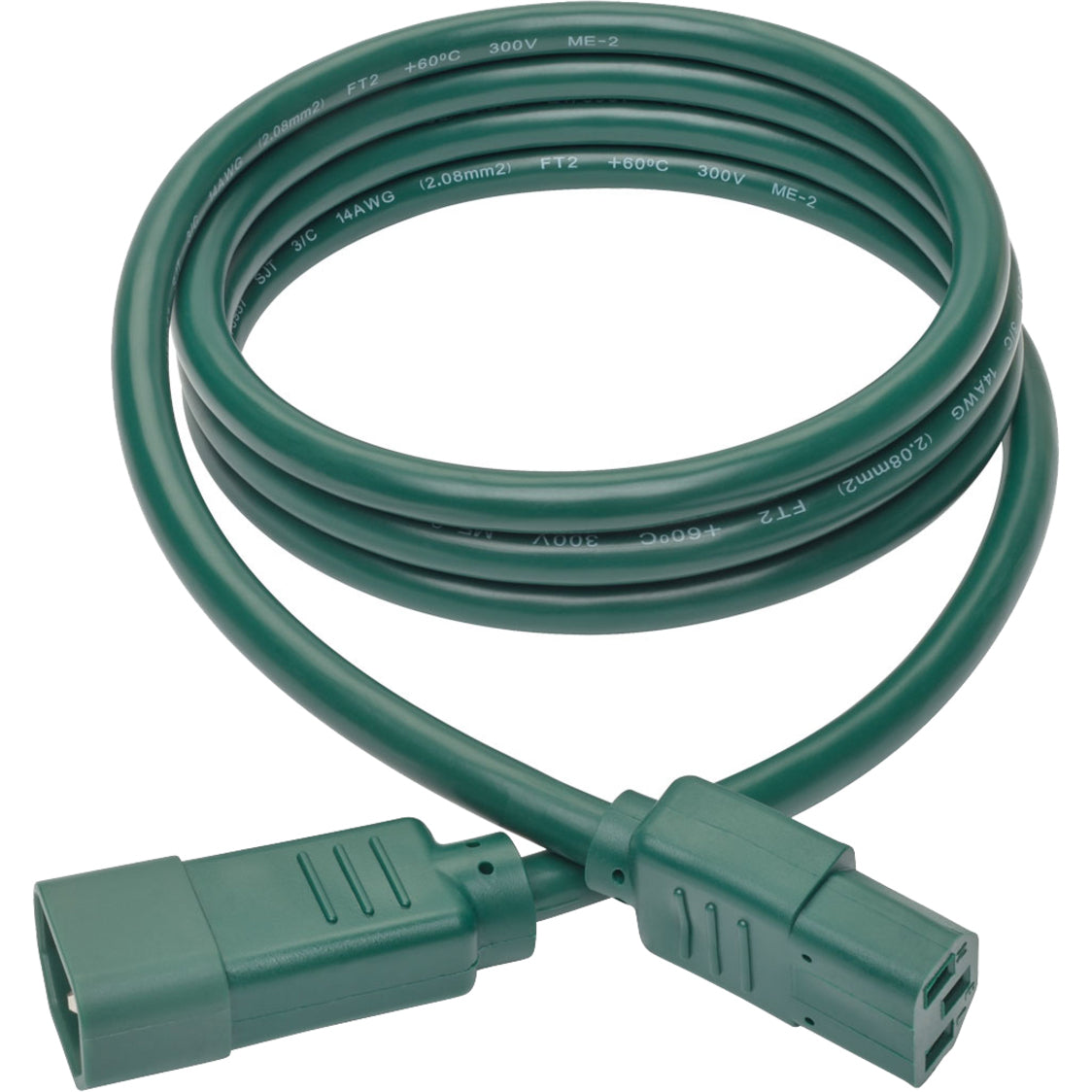 Tripp Lite P005-006-AGN Power Extension Cord, 15A, 14 AWG, 6 ft, Green
