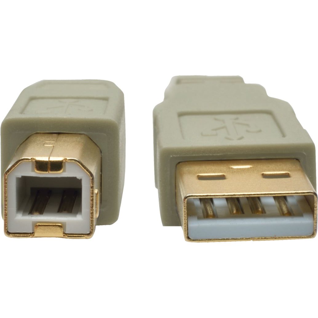 Tripp Lite U022-010-BE USB 2.0 Hi-Speed A/B Cable (M/M), Beige, 10 ft.