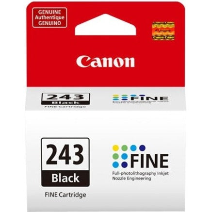 Canon 1287C001 PG-243 Black Ink Cartridge - Original, 180 Pages