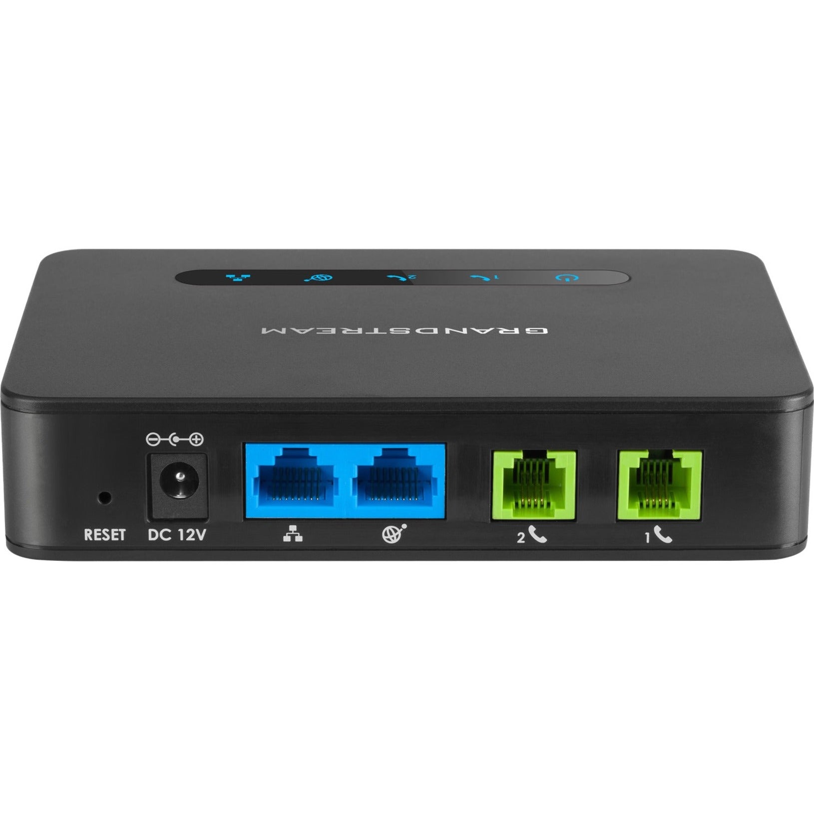 Grandstream HT812 Powerful 2-Port ATA with Gigabit NAT Router, VoIP Gateway