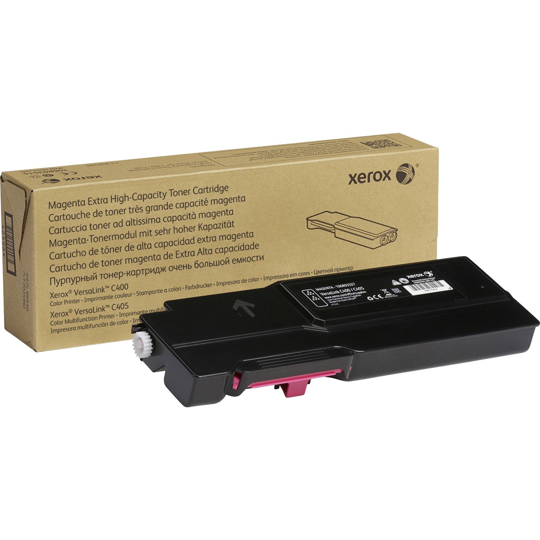 Xerox 106R03527 Genuine Magenta Extra High Capacity Toner Cartridge For The VersaLink C400/C405, 8000 Pages