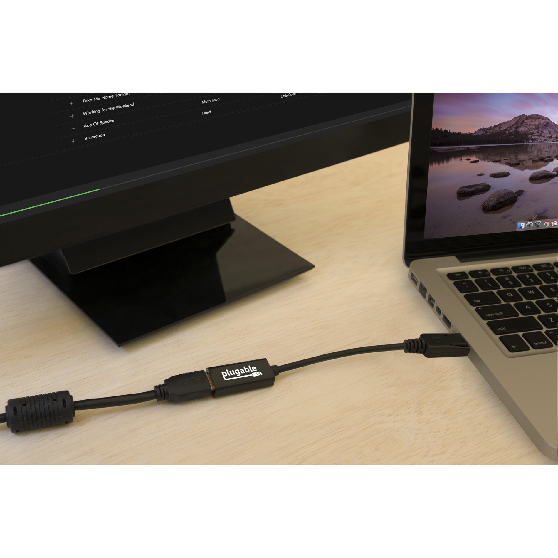 Plugable DPM-HDMIF DisplayPort TO HDMI Adapter (Passive), 4K Resolution Support