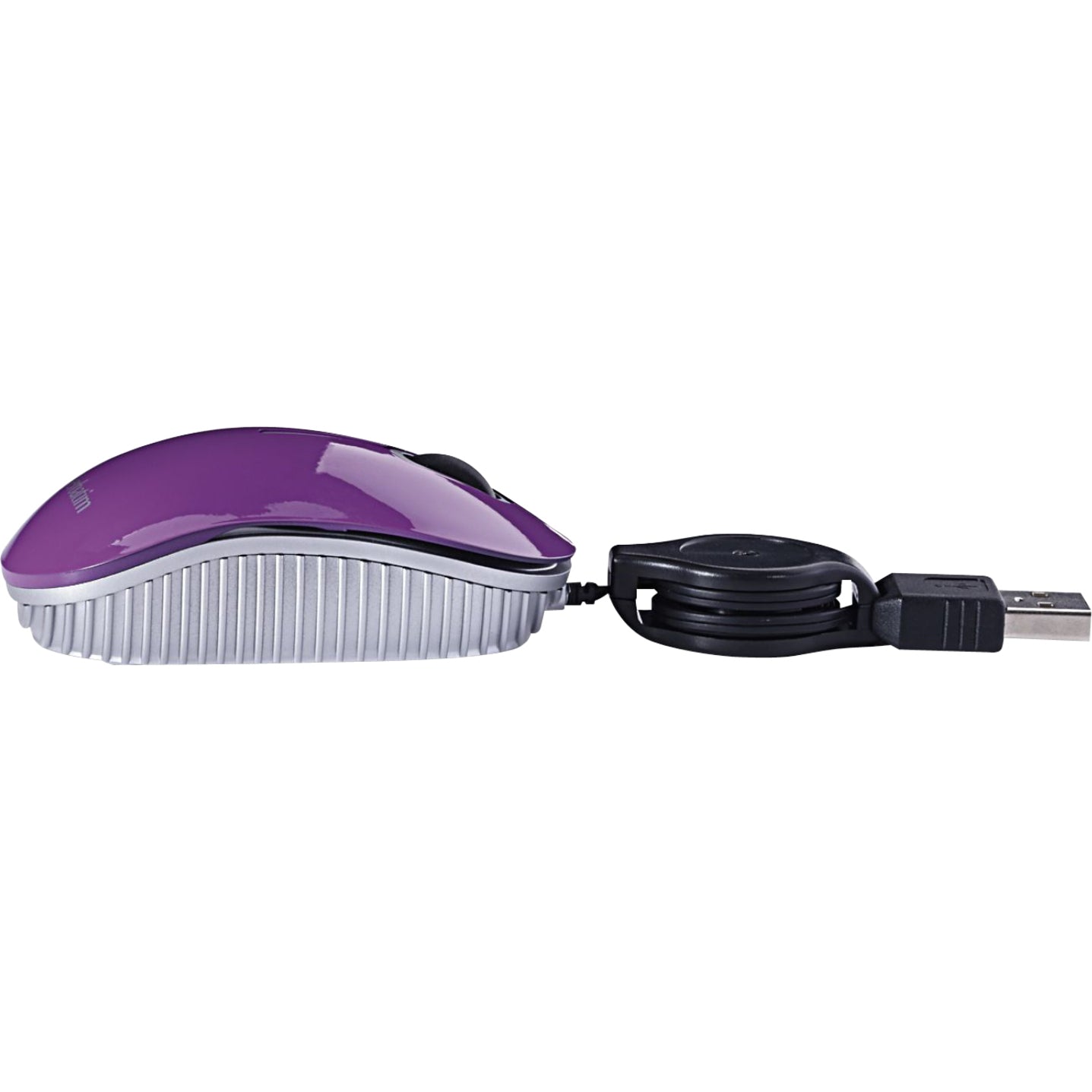 Verbatim 98617 Mini Travel Optical Mouse, Purple, Scrolling Wheel, USB 2.0