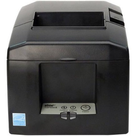 Star Micronics 37966000 TSP654II Thermal Printer, Auto-Cutter, LAN CloudPRNT, Gray, External Power Supply Included