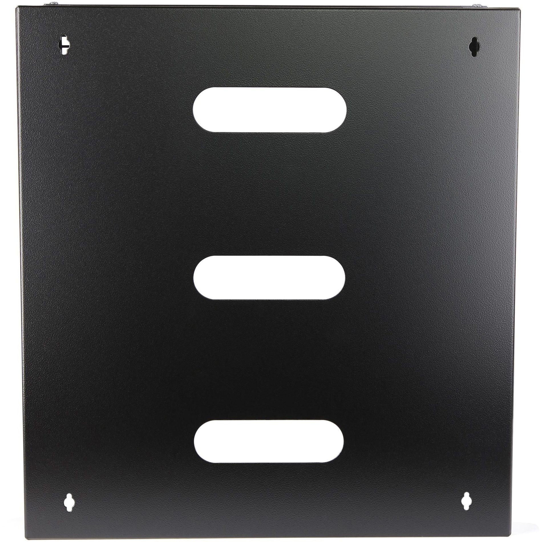 StarTech.com WALLMNT12 12U Wall-Mount Bracket for Shallow Rack-Mount Equipment - Solid Steel, Mount Patch Panels or Network Switches up to 12 inches Deep