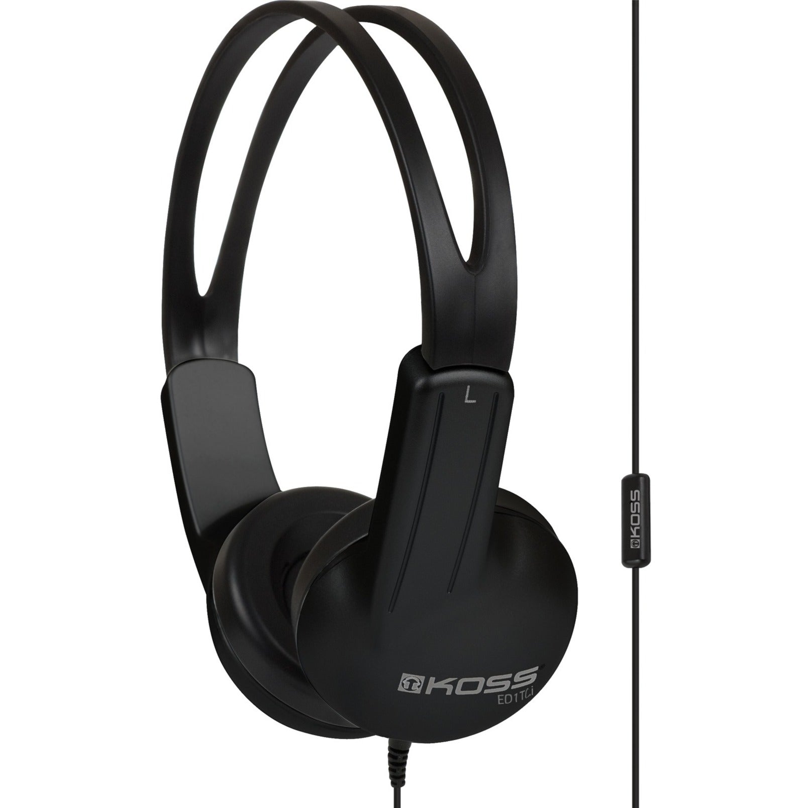 Koss ED1TCI Headsets - Binaural Over-the-head Headset with On-cable Mic, Lifetime Warranty