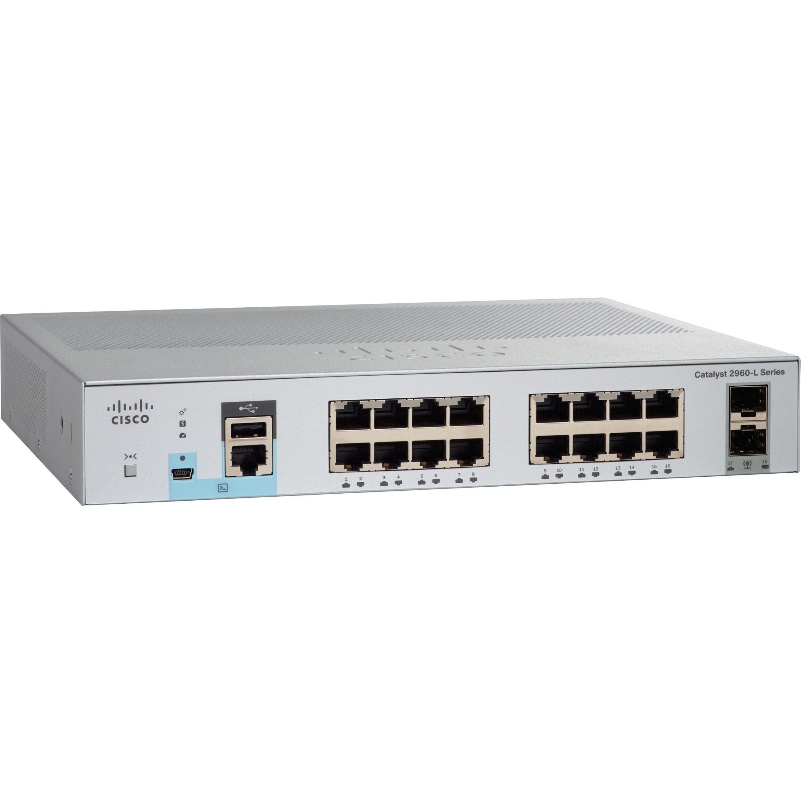 Cisco WS-C2960L-8TS-LL Catalyst Ethernet Switch, 8-Port Gigabit, Power Supply Included