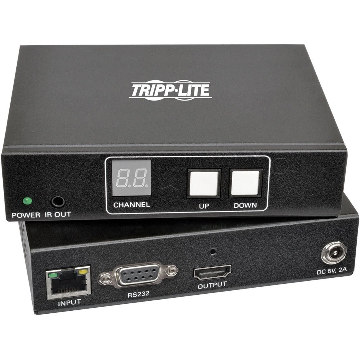 Tripp Lite B160-101-HDSI Video Extender Transmitter/Receiver, Full HD, 1920 x 1080, 1 Year Warranty, TAA Compliant, HDMI/DVI Audio/Video with RS-232 Serial