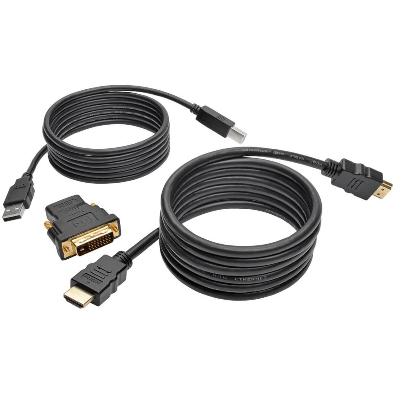 Tripp Lite P782-006-DH HDMI/DVI/USB KVM Cable Kit, 6 ft.