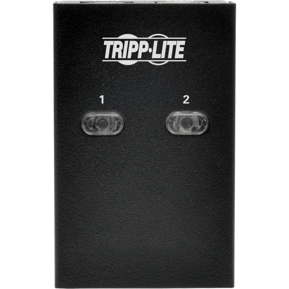 Tripp Lite U215-002 2-Port USB 2.0 Hi-Speed Printer/Peripheral Sharing Switch, Convenient USB Switch for Printers and Peripherals