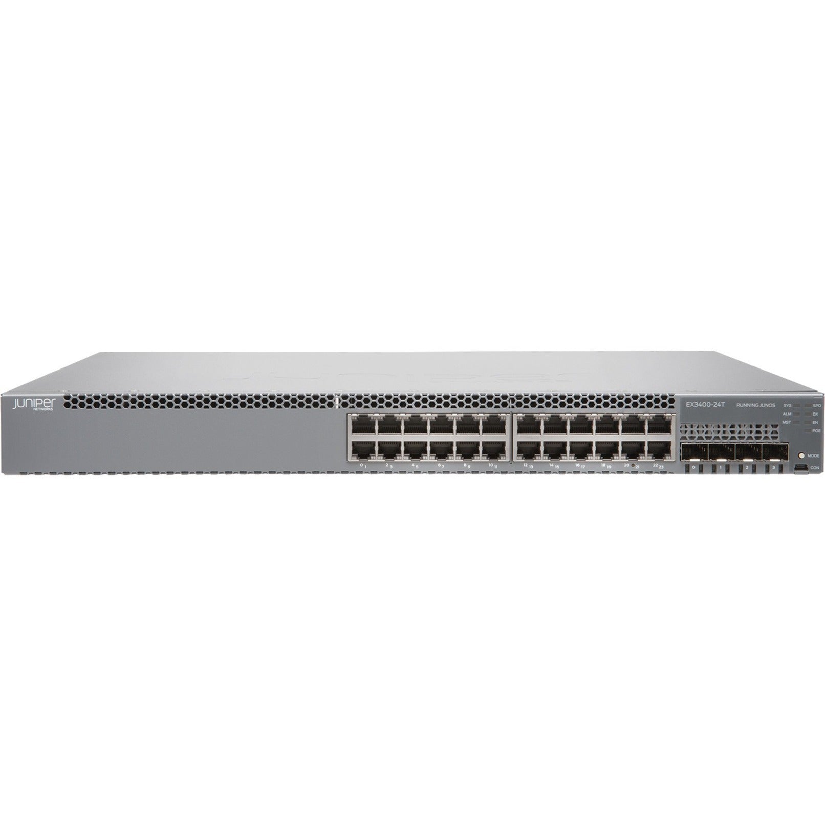 Juniper EX3400-24T-TAA Ethernet Switch, Gigabit Ethernet Network, 24 Ports, TAA Compliant