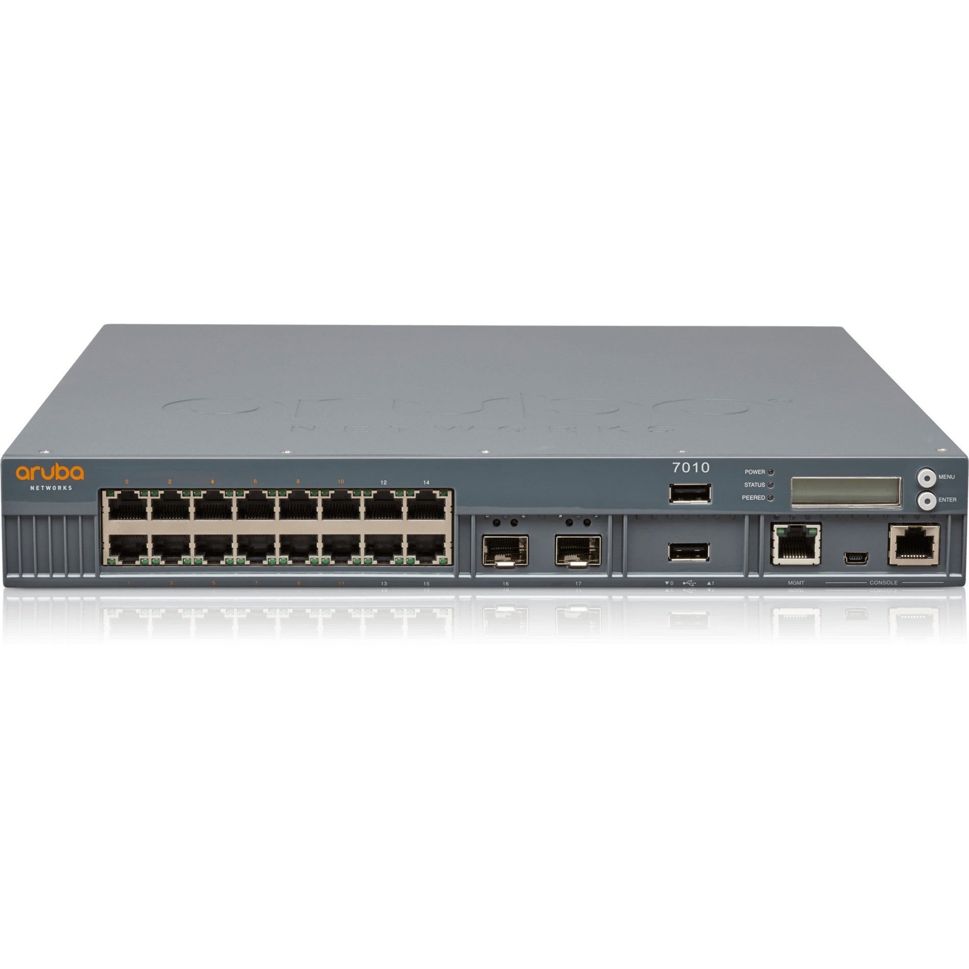 Aruba JW679A 7010 Wireless LAN Controller, Gigabit Ethernet, 16 Network Ports