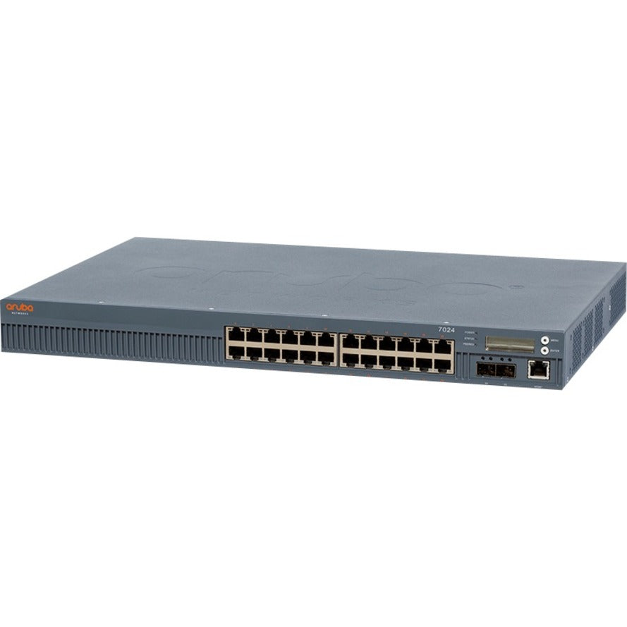 Aruba JW683A 7024 Wireless LAN Controller, 24 Network Ports, 10 Gigabit Ethernet, Gigabit Ethernet