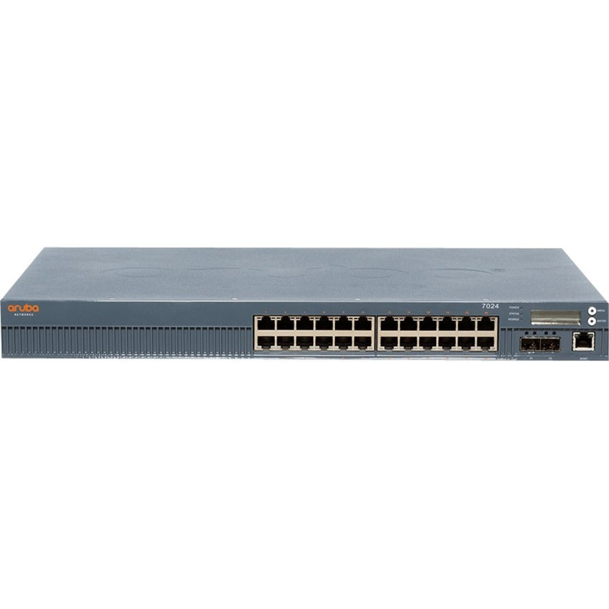 Aruba JW683A 7024 Wireless LAN Controller, 24 Network Ports, 10 Gigabit Ethernet, Gigabit Ethernet