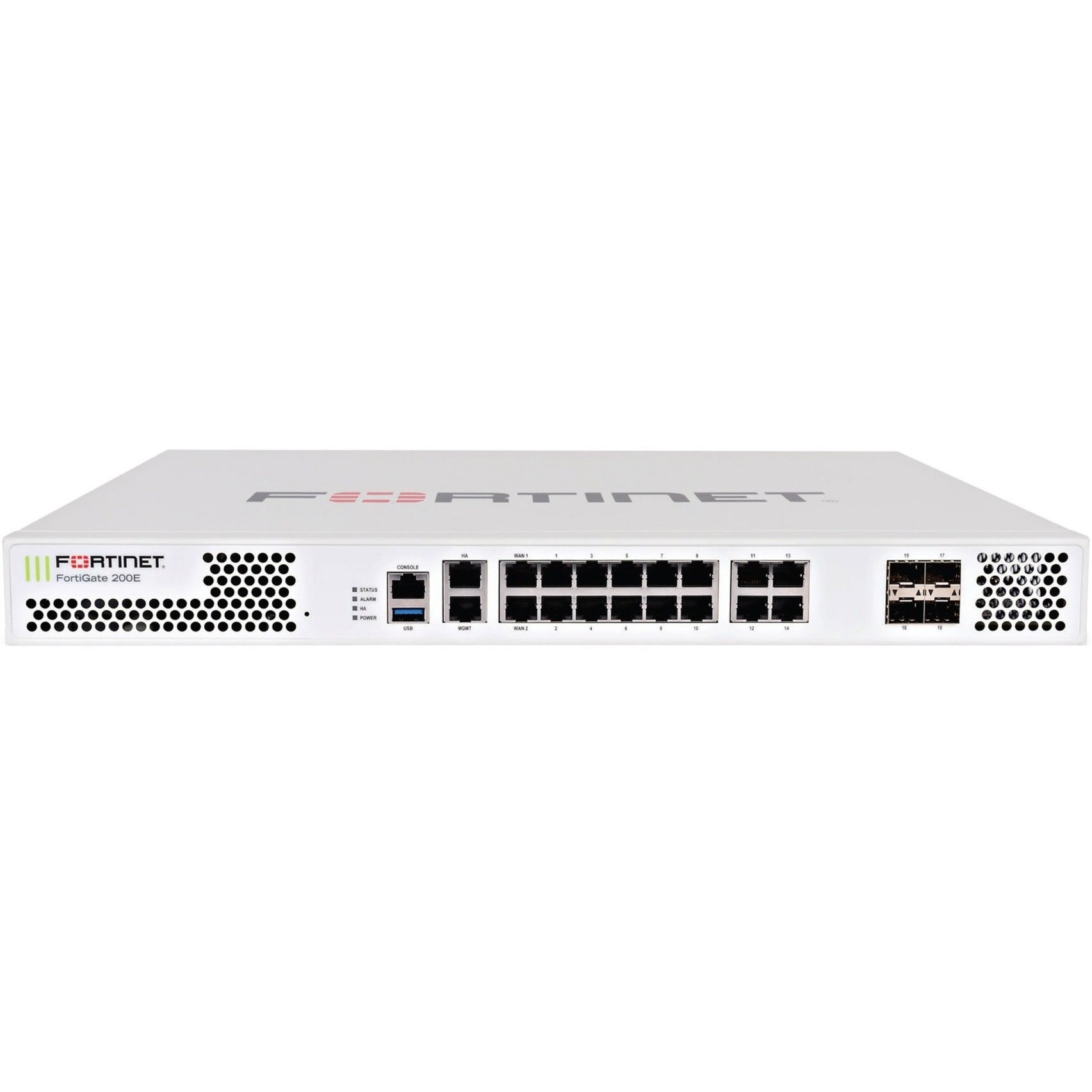 Fortinet FG-200E FortiGate Network Security/Firewall Appliance, Intrusion Prevention, Antivirus, Application Control, Threat Protection