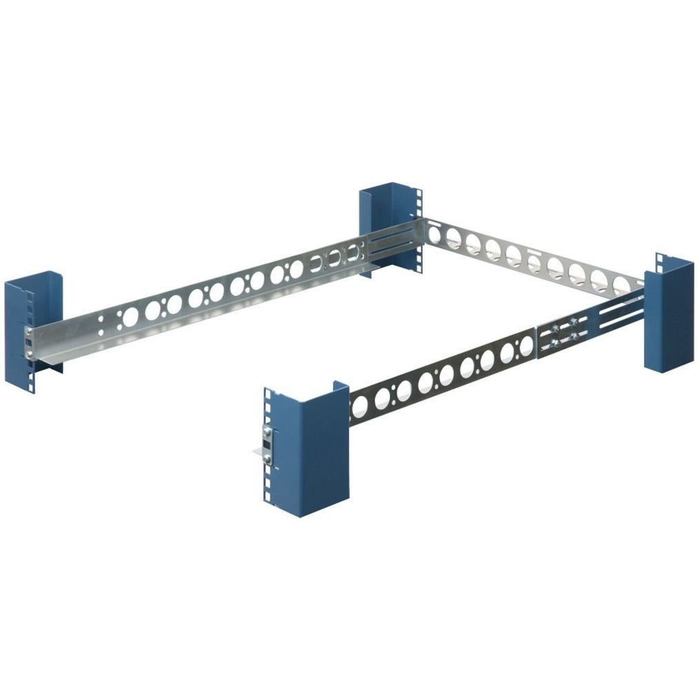 Rack Solutions 1UKIT-109 1U Universal Rail 24in (D) with Wirebar, TAA Compliant, 45 lb Load Capacity