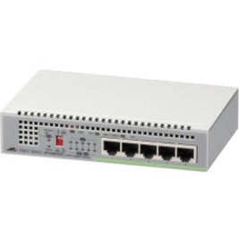 Allied Telesis AT-GS910/5-10 5-port 10/100/1000T Unmanaged Switch with Internal PSU, Gigabit Ethernet Network