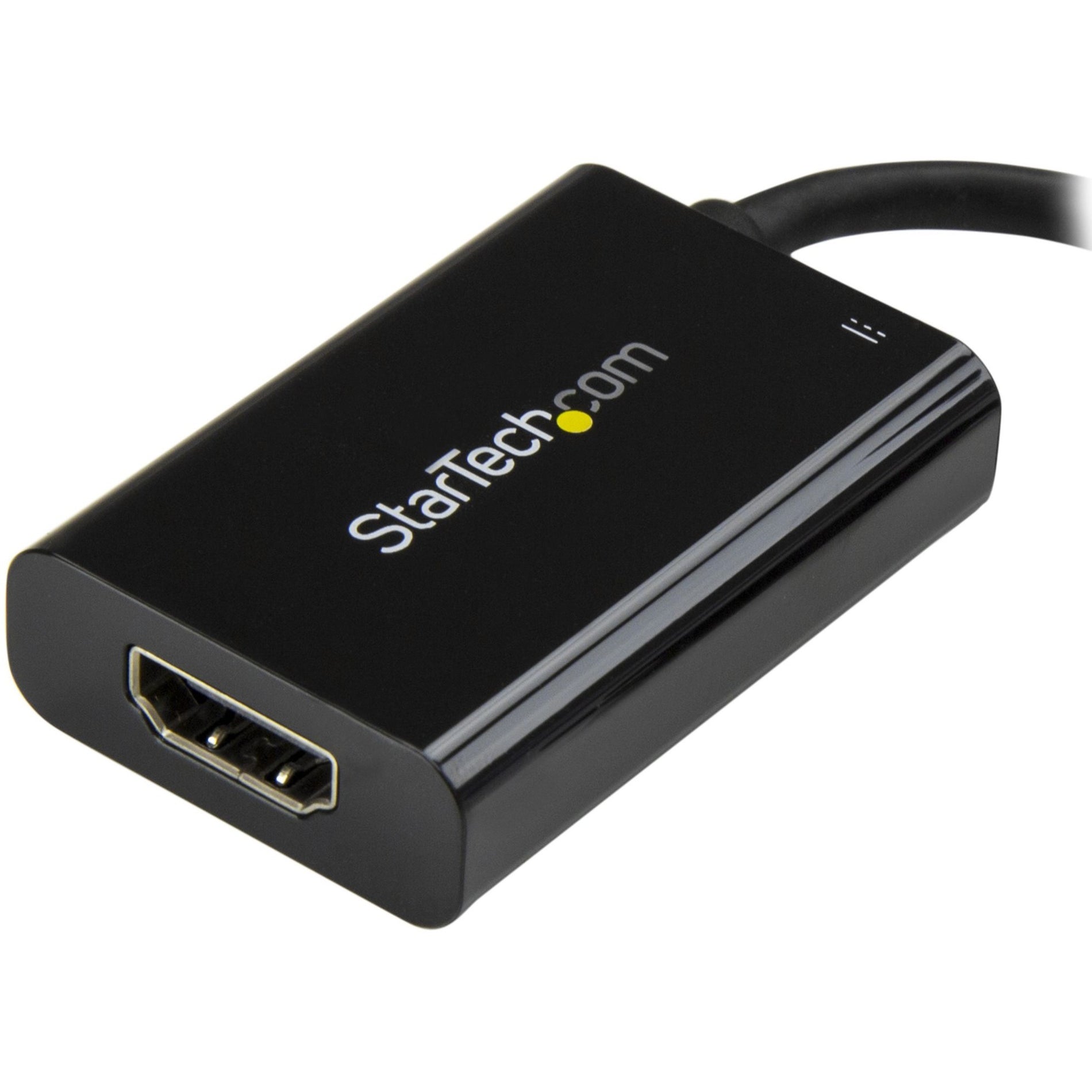 StarTech.com CDP2HDUCP USB-C to HDMI Video Adapter with USB Power Delivery - 4K 60Hz, Plug and Play, HDCP 2.2