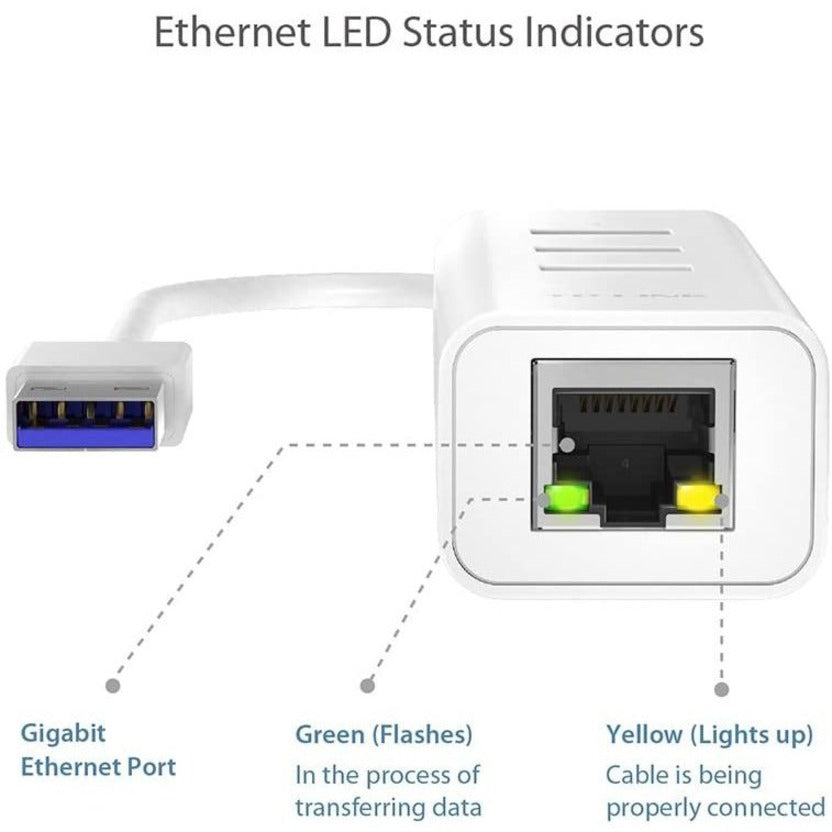 TP-Link UE330 USB 3.0 3-Port Hub & Gigabit Ethernet Adapter, High-Speed Data Transfer and Network Connection