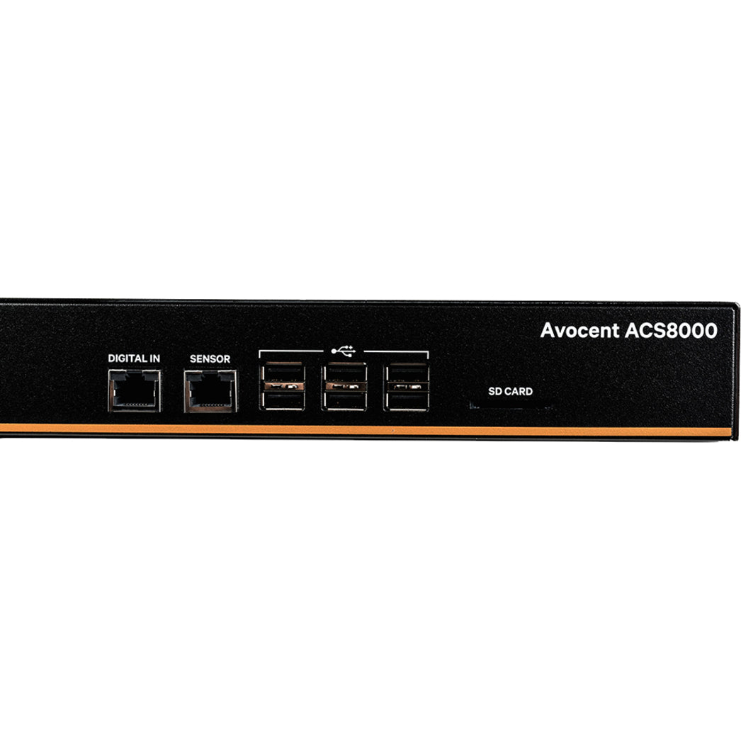 AVOCENT ACS8048SAC-400 ACS 8000 Advanced Console Server, 48-Port, Gigabit Ethernet, USB, Serial Port