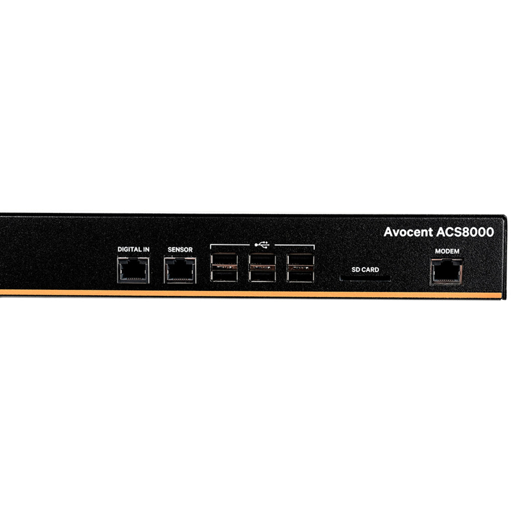 AVOCENT ACS8016MDAC-400 ACS 8000 Console, Dual AC Power Supply and Analog Modem, 16 Port Console Server