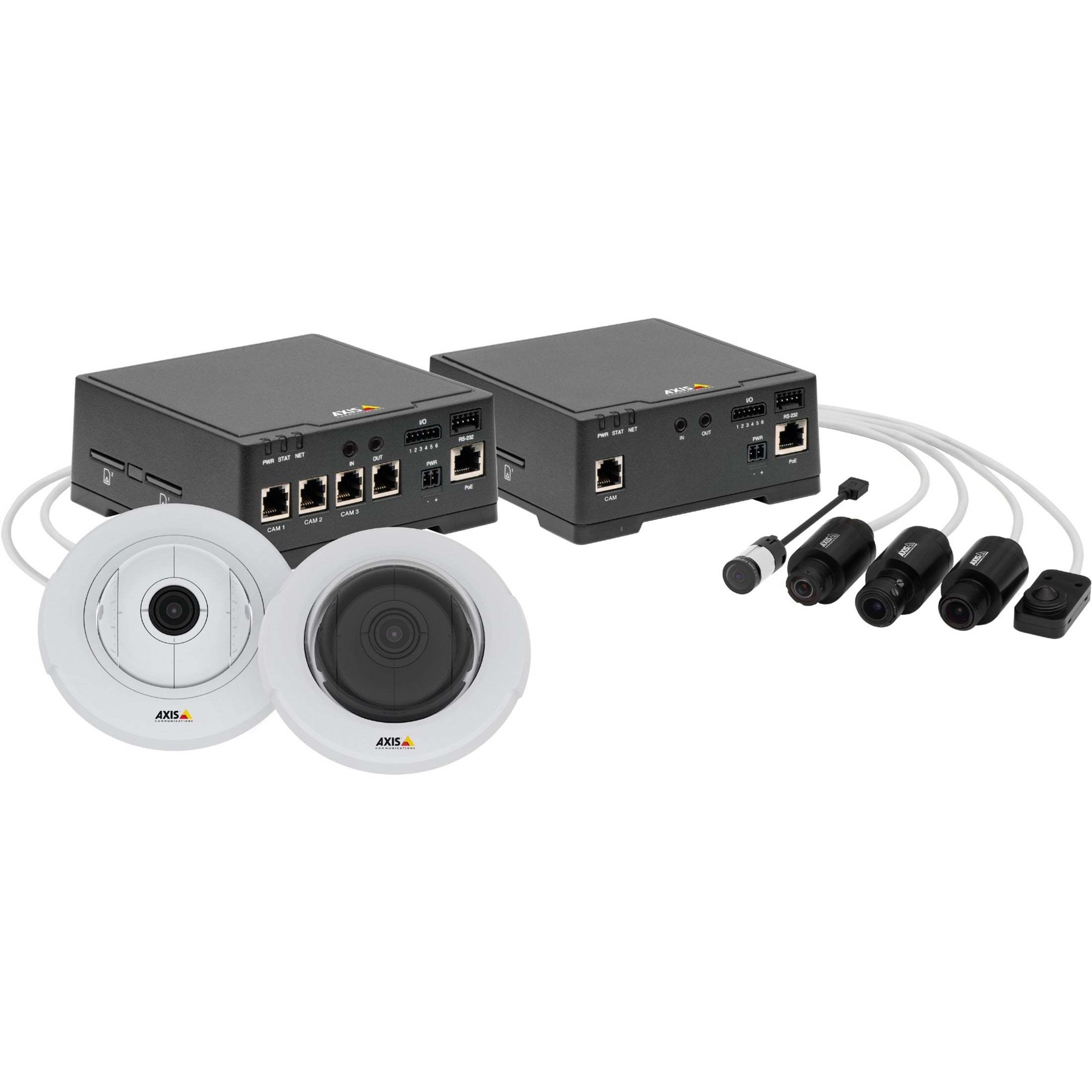 AXIS F44 Dual Audio Input Main Unit, 4-Channel Video Surveillance