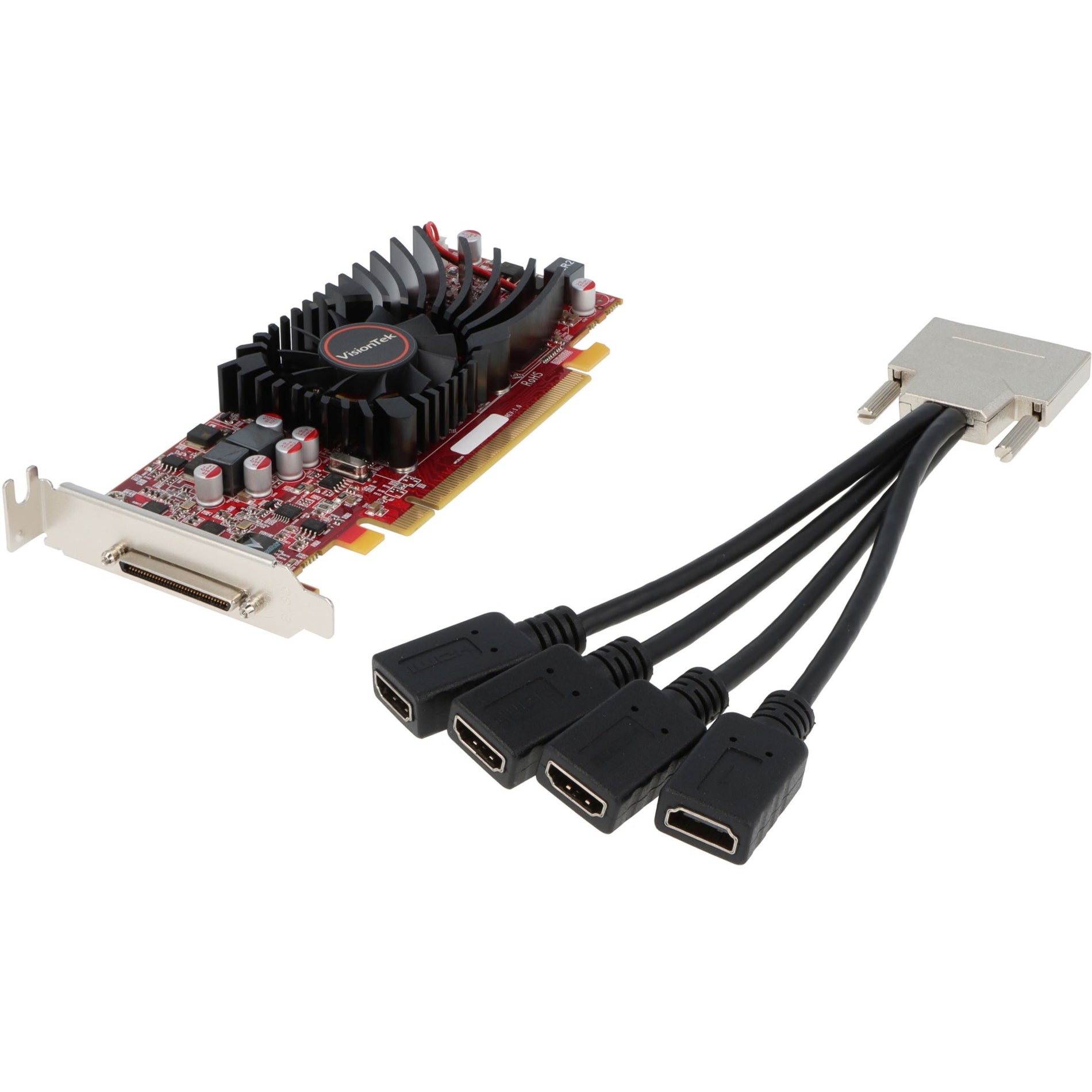 VisionTek 900901 AMD Radeon HD 5570 Graphic Card, 1GB DDR3, 4M VHDCI HDMI (4x HDMI)