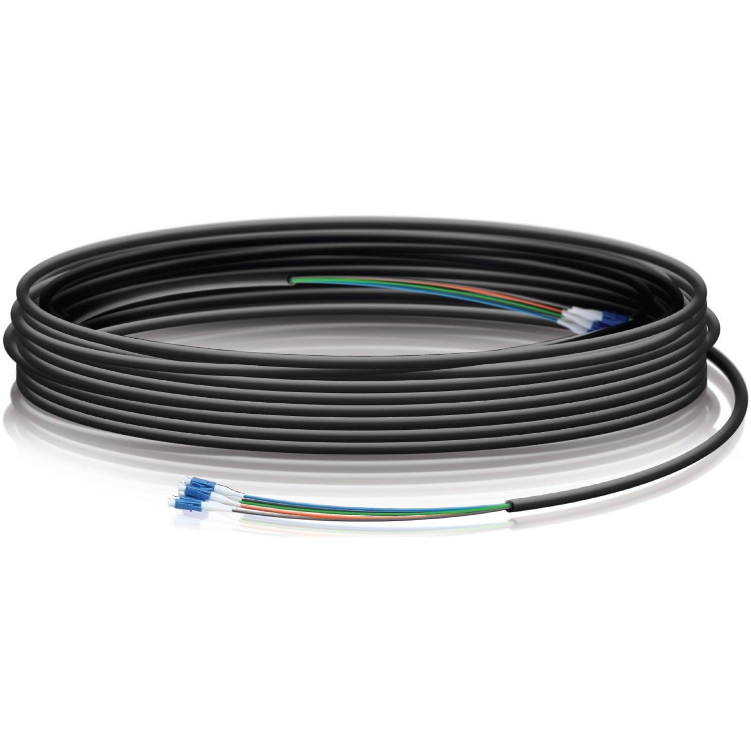 Ubiquiti FC-SM-200 Fiber Optic Patch Network Cable, 200 ft, Weather Proof, Flexible