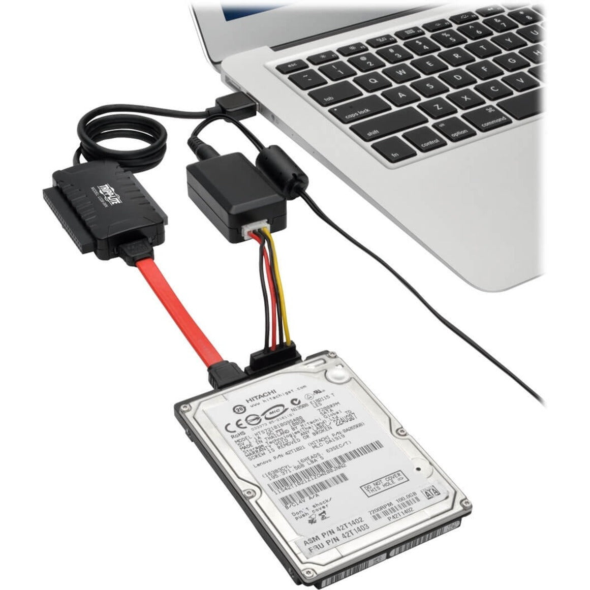 Tripp Lite USB 3.0 SuperSpeed to SATA/IDE Adapter 2.5/3.5/5.25" Hard Drives (U338-06N) Alternate-Image2 image