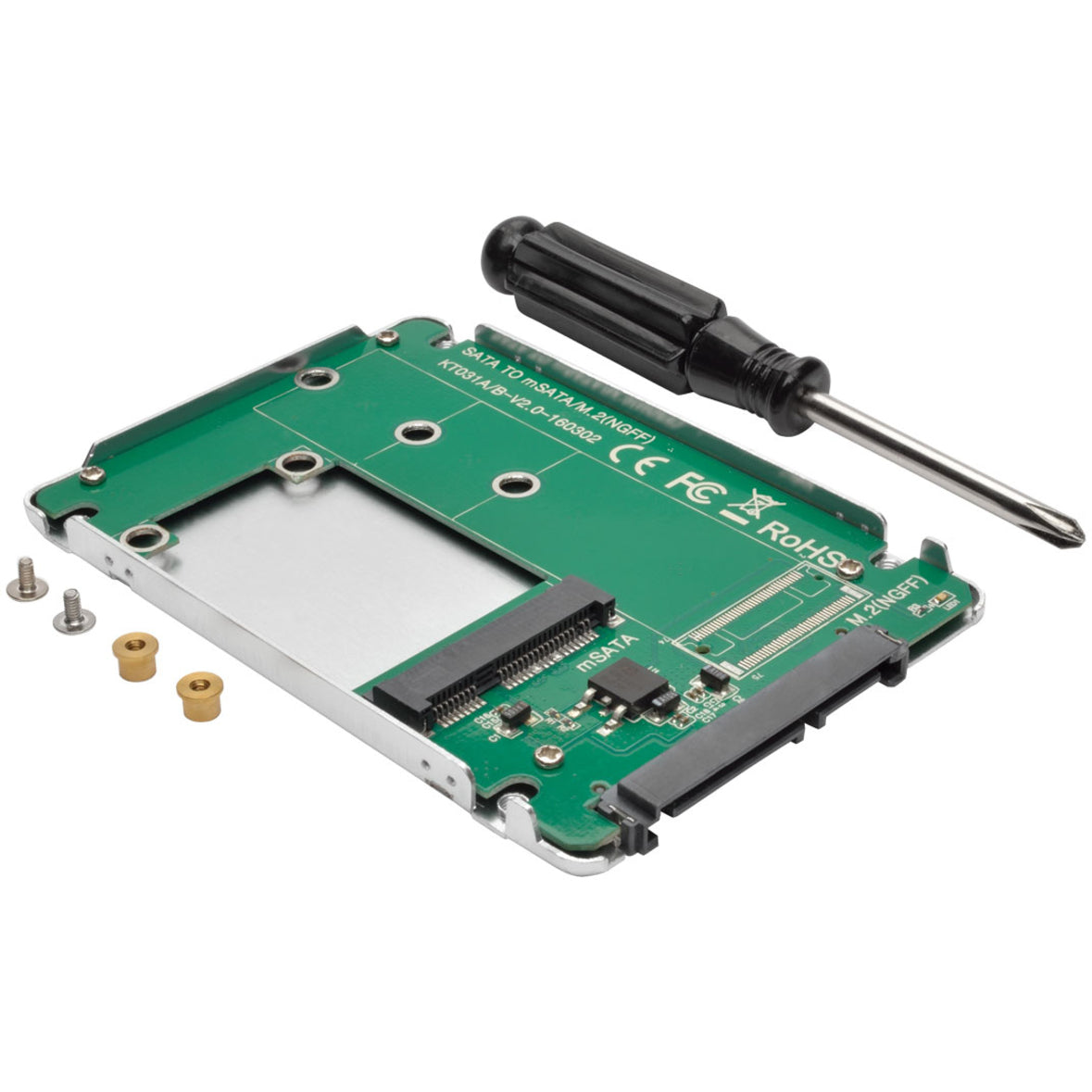 Tripp Lite P960-001-M2 M.2 NGFF SSD to 2.5 in. SATA Enclosure Adapter, Easy SSD Upgrade Solution