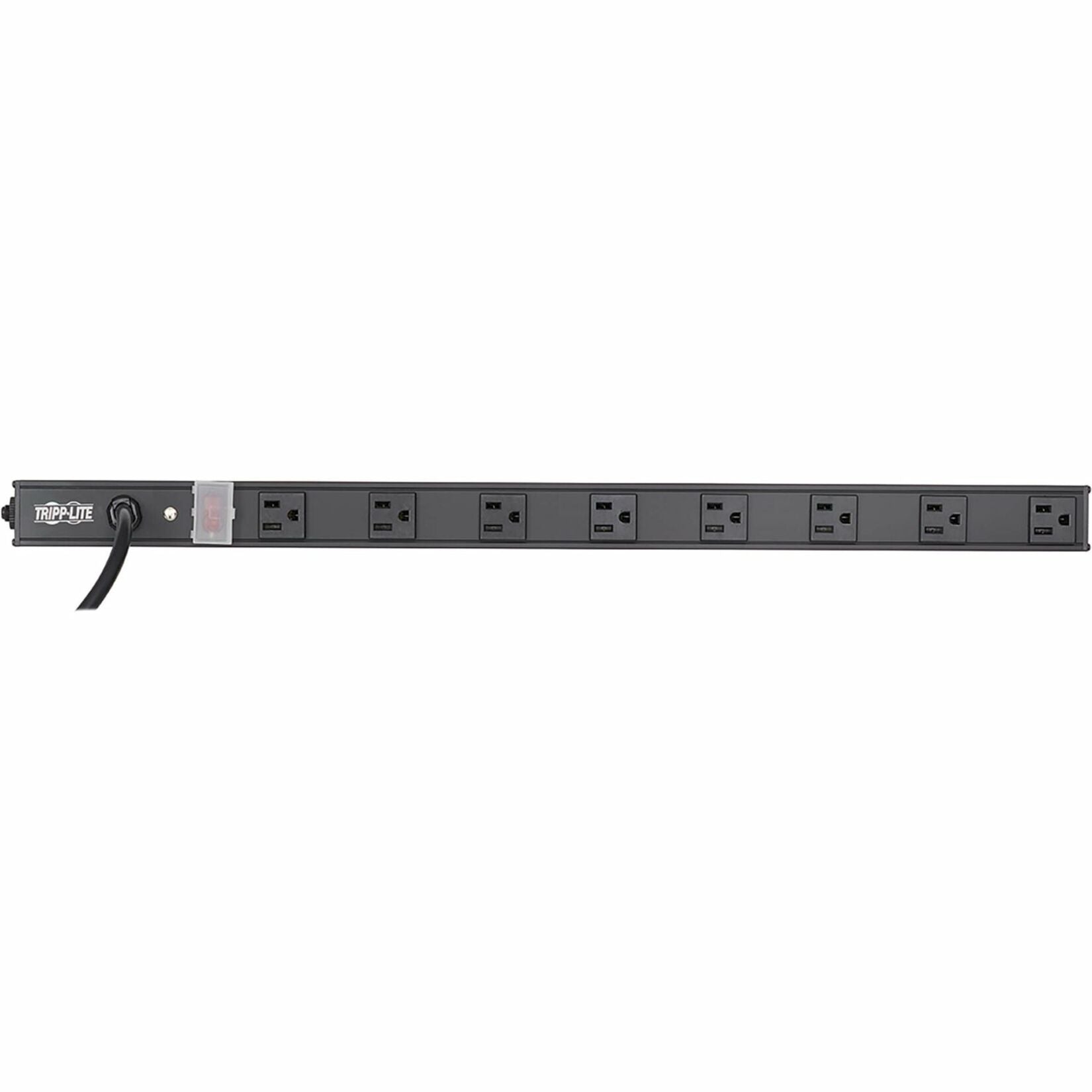 Tripp Lite PS2408B 8-Outlet Vertical Power Strip, 120V, 15A, 15-ft. Cord, 5-15P, 24 in