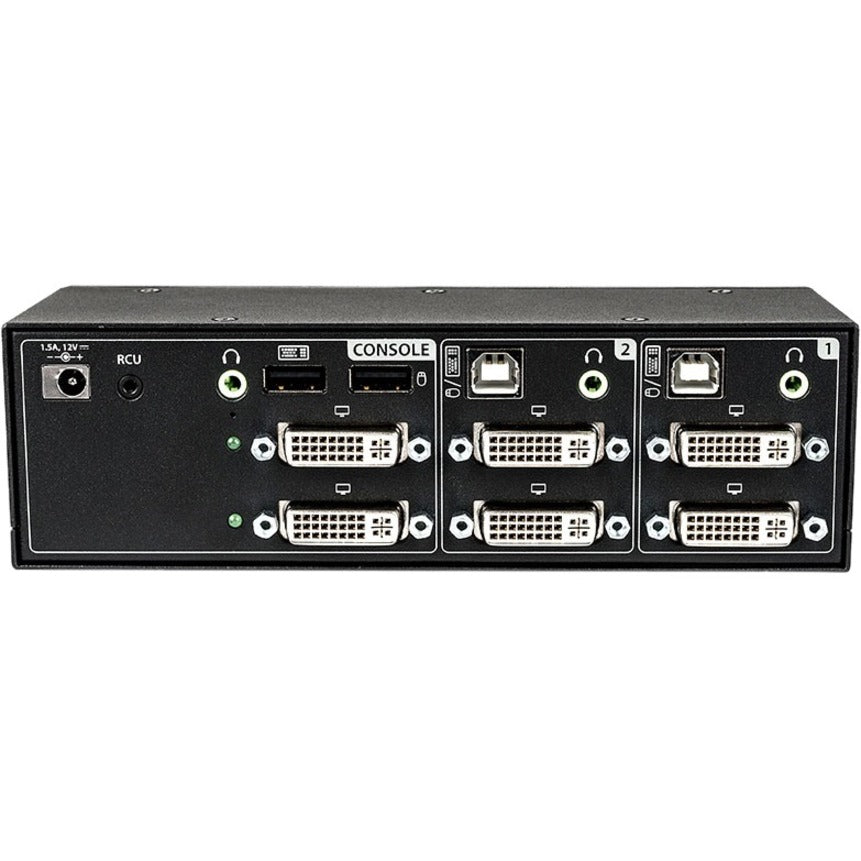 AVOCENT SC920-001 Cybex SC900 Secure Desktop KVM Switch, 2 Port Dual-Head DVI-I, TAA Compliant
