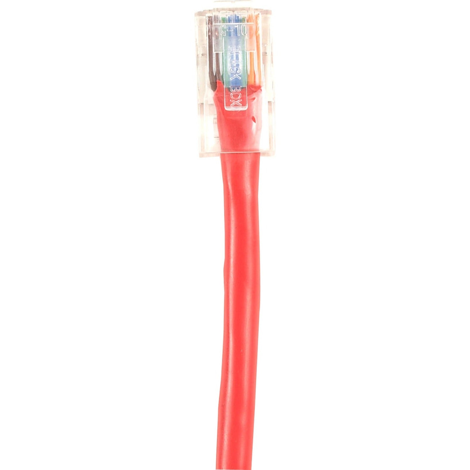 Black Box CAT6PC-B-005-RD Cat.6 UTP Patch Network Cable, 5 ft, Red