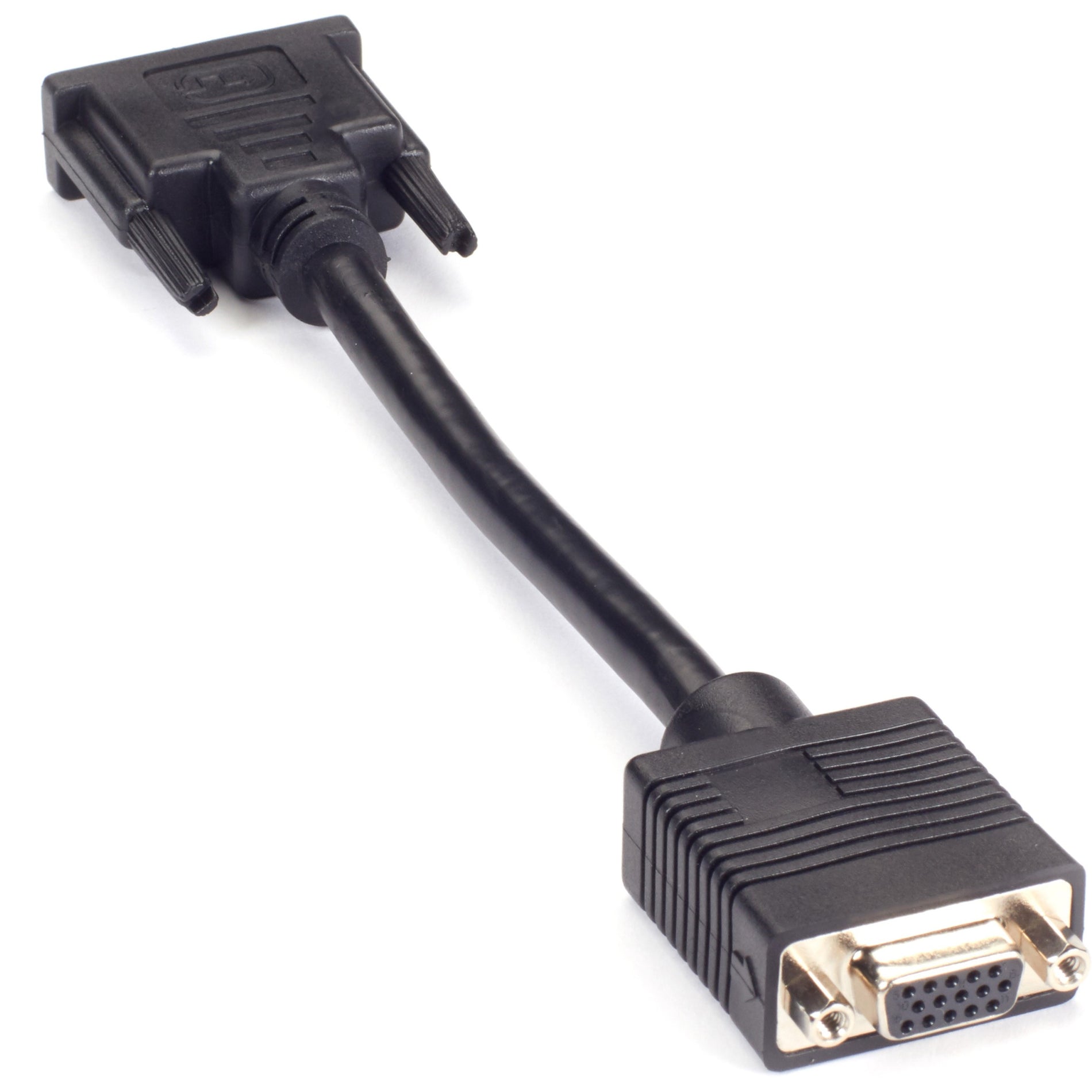 Black Box VA-DVII-VGA Video Adapter Dongle - DVI Male To VGA Female, Strain Relief, Stress Resistant