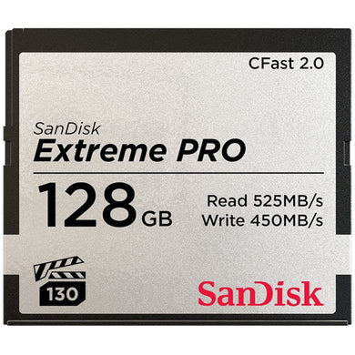SanDisk Extreme Pro 128 GB CFast 2.0 Card (SDCFSP-128G-A46D)