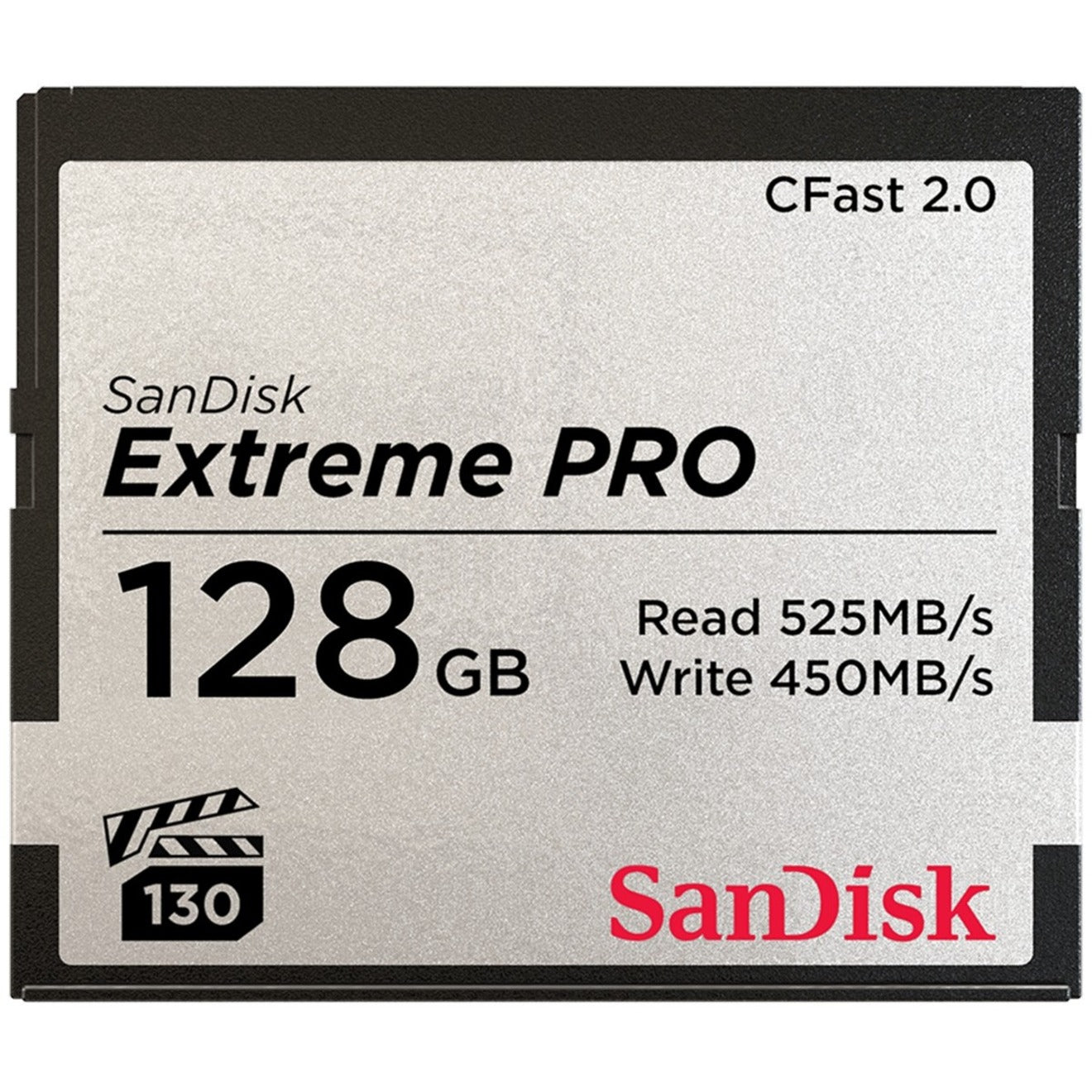 SanDisk SDCFSP-128G-A46D Extreme Pro CFast 2.0 Memory Card - 128GB, High-Speed Performance for Professional Photography and Videography