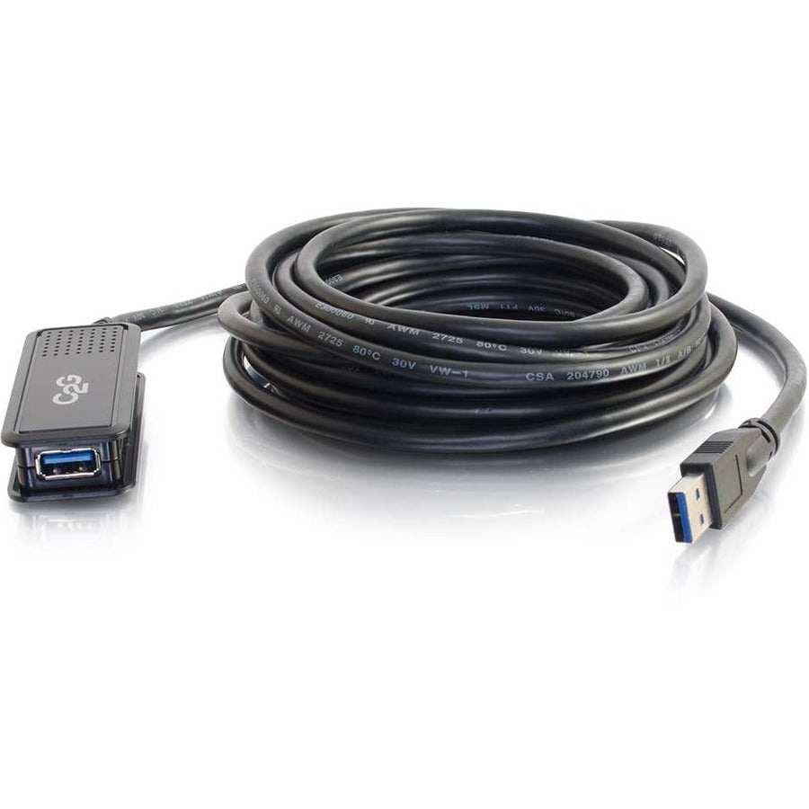 C2G 39939 16.4ft USB Active Extension Cable - USB A to USB A 3.0 - M/F, 5Gbit/s Data Transfer Rate