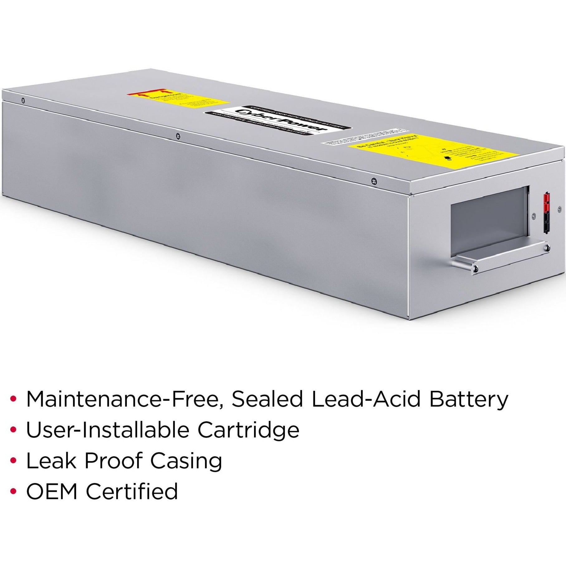 CyberPower RB1290X10 UPS Replacement Battery for OL8-10KVA UPS/BP240V50A EBM, 18mo Warranty