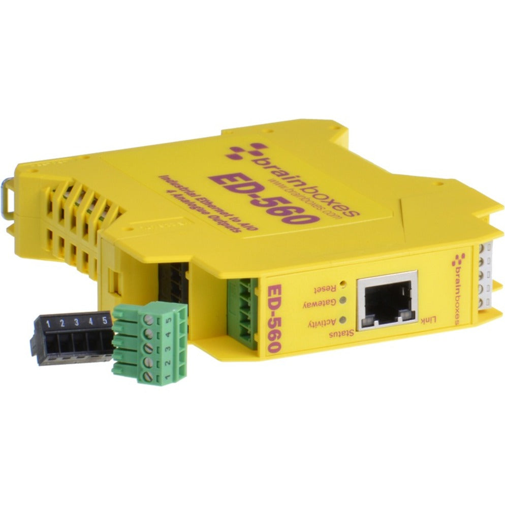 Brainboxes ED-560 Ethernet to 4 Analogue Outputs + RS485 Gateway, Lifetime Warranty, United Kingdom
