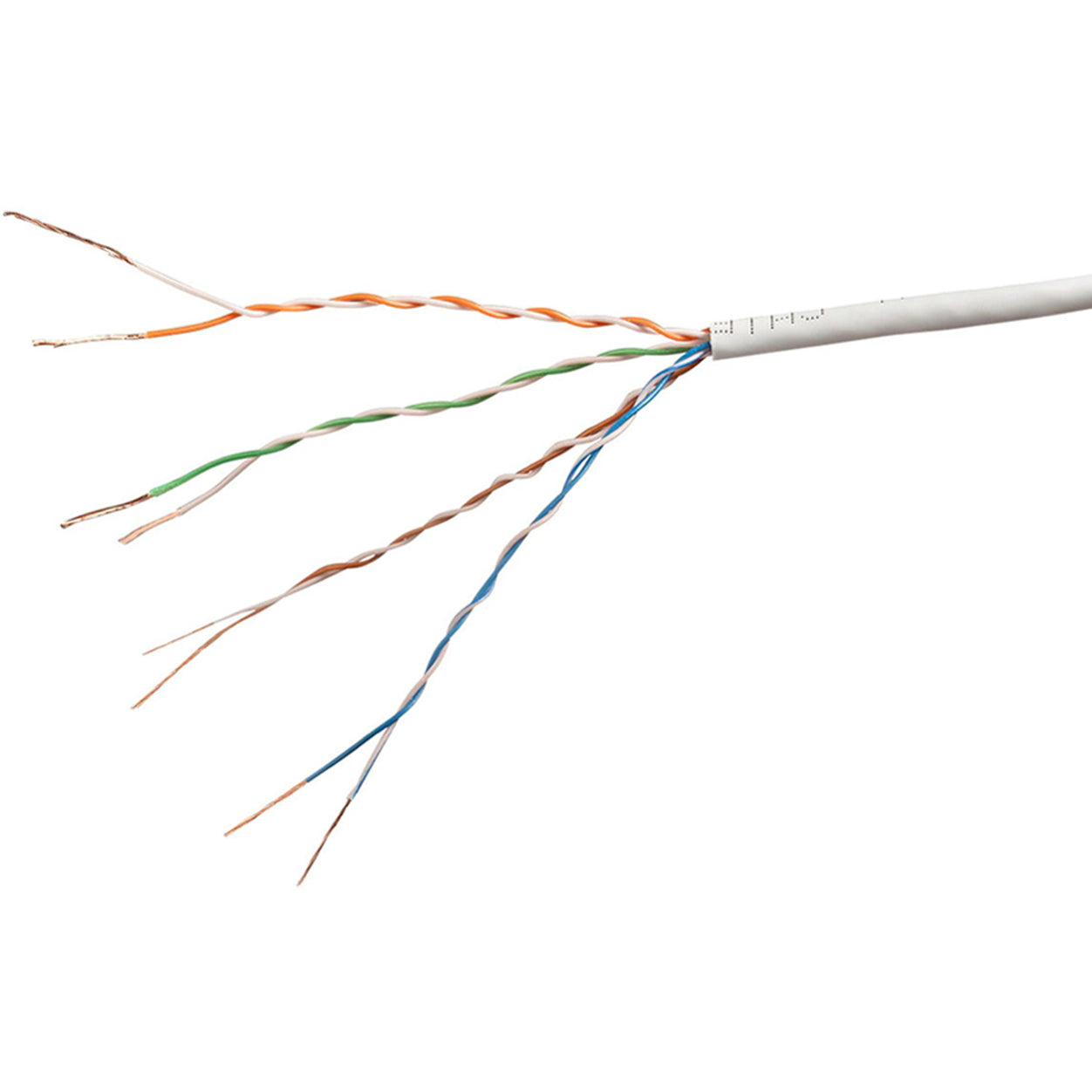 Monoprice 13540 SlimRun Cat6 28AWG UTP Ethernet Network Cable, 7ft White, Flexible, Snagless