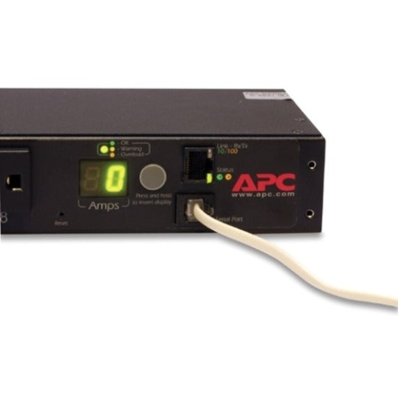 APC AP7900B Rack PDU Switched 1U, 15A, 100/120V, (8)5-15, Cord Retention Bracket, Horizontal Mounting Brackets
