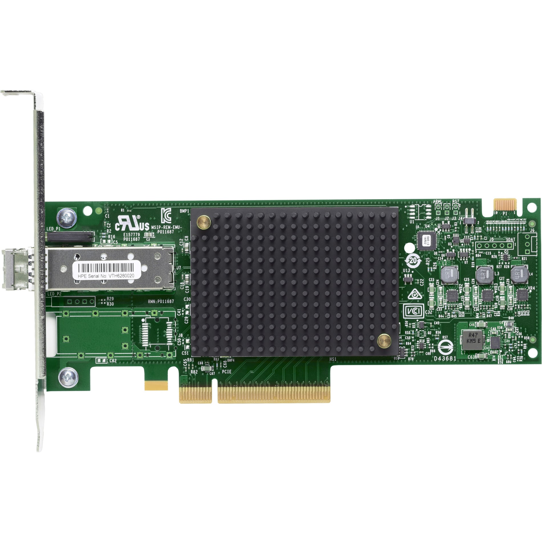 HPE Q0L13A StoreFabric SN1200E 16 Gb Single Port Fibre Channel Host Bus Adapter, High-Speed Data Transfer for Enhanced Connectivity